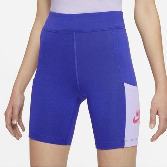 Nike Pants - Nike Sportswear High Rise Bike Shorts Womens Size Small NEW WITH TAG athletic